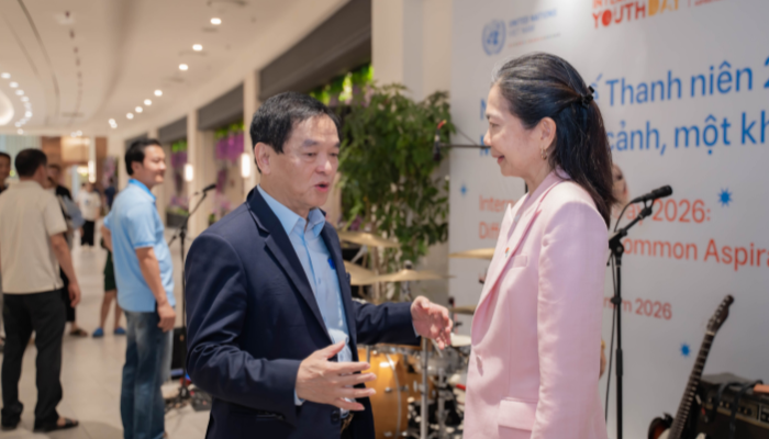Chủ tịch HĐQT Lê Viết Hải cùng phu nhân tham dự chương trình “Ngày hội Quốc tế Thanh niên 2026”